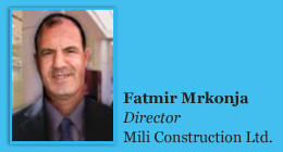 Fatmir Mrkonja - Director Mili Construction Ltd